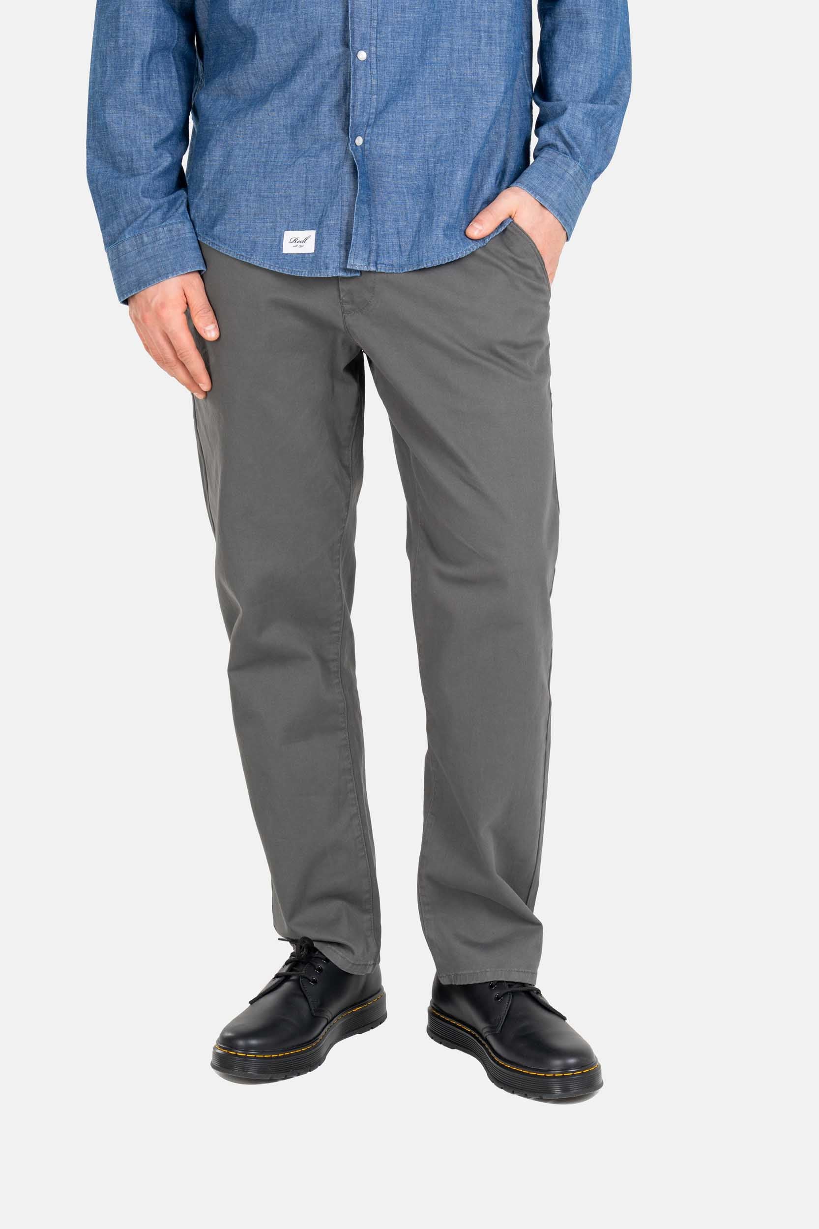 Regular Flex Chino - Vulcan Grey Reell Pakistan