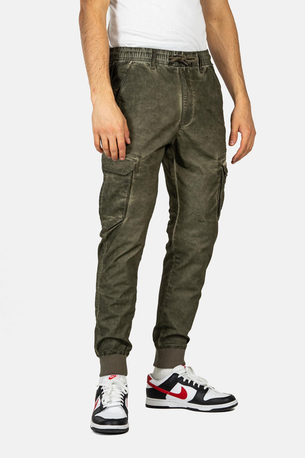 Reflex Rib Cargo - Olive Cold Dye - Reell Pakistan
