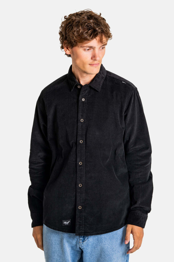 Strike Shirt - Black Corduroy - Reell Pakistan
