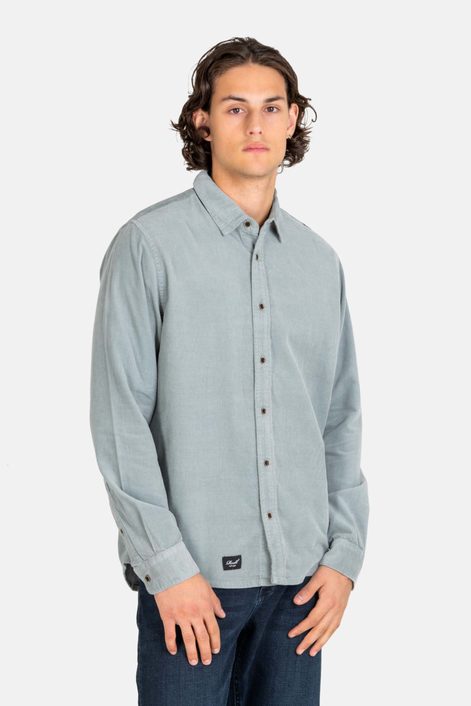 Strike Shirt - Mint Green Corduroy - Reell Pakistan