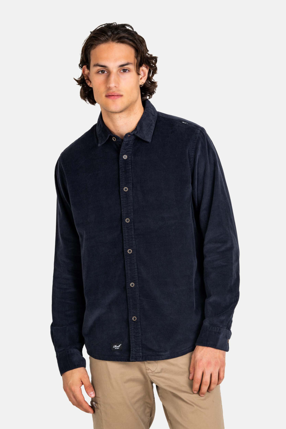 Strike Shirt - Navy Corduroy - Reell Pakistan