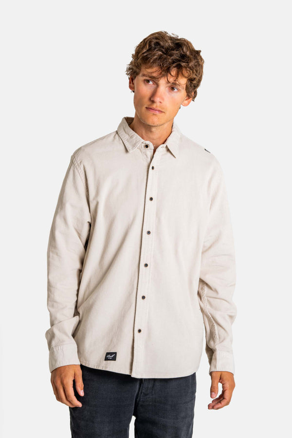 Strike Shirt - Oatmeal Corduroy - Reell Pakistan