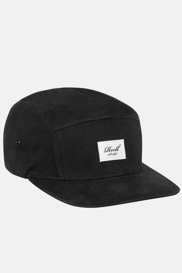 5 Panel Cap - Black - Reell Pakistan