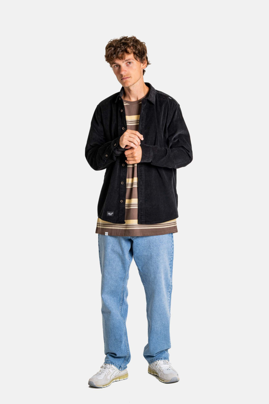 Strike Shirt - Black Corduroy - Reell Pakistan
