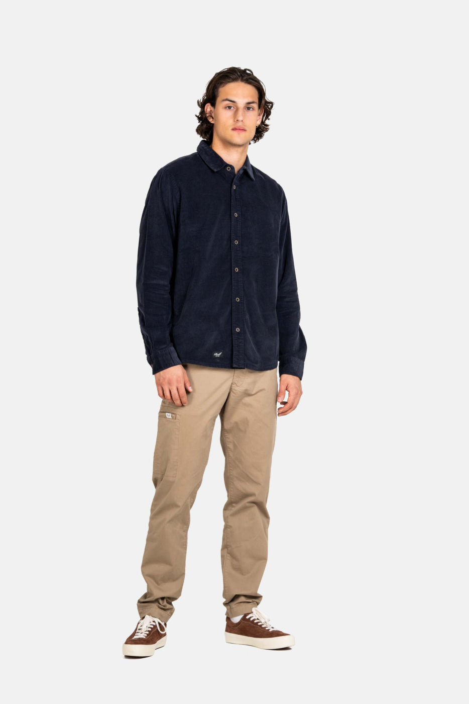 Strike Shirt - Navy Corduroy - Reell Pakistan