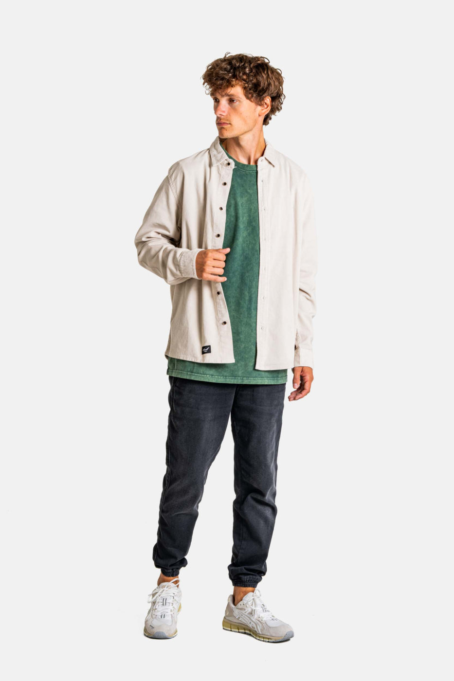 Strike Shirt - Oatmeal Corduroy - Reell Pakistan
