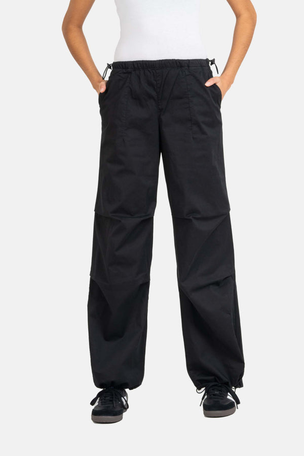 Women Parachute Pant - Deep Black - Reell Pakistan