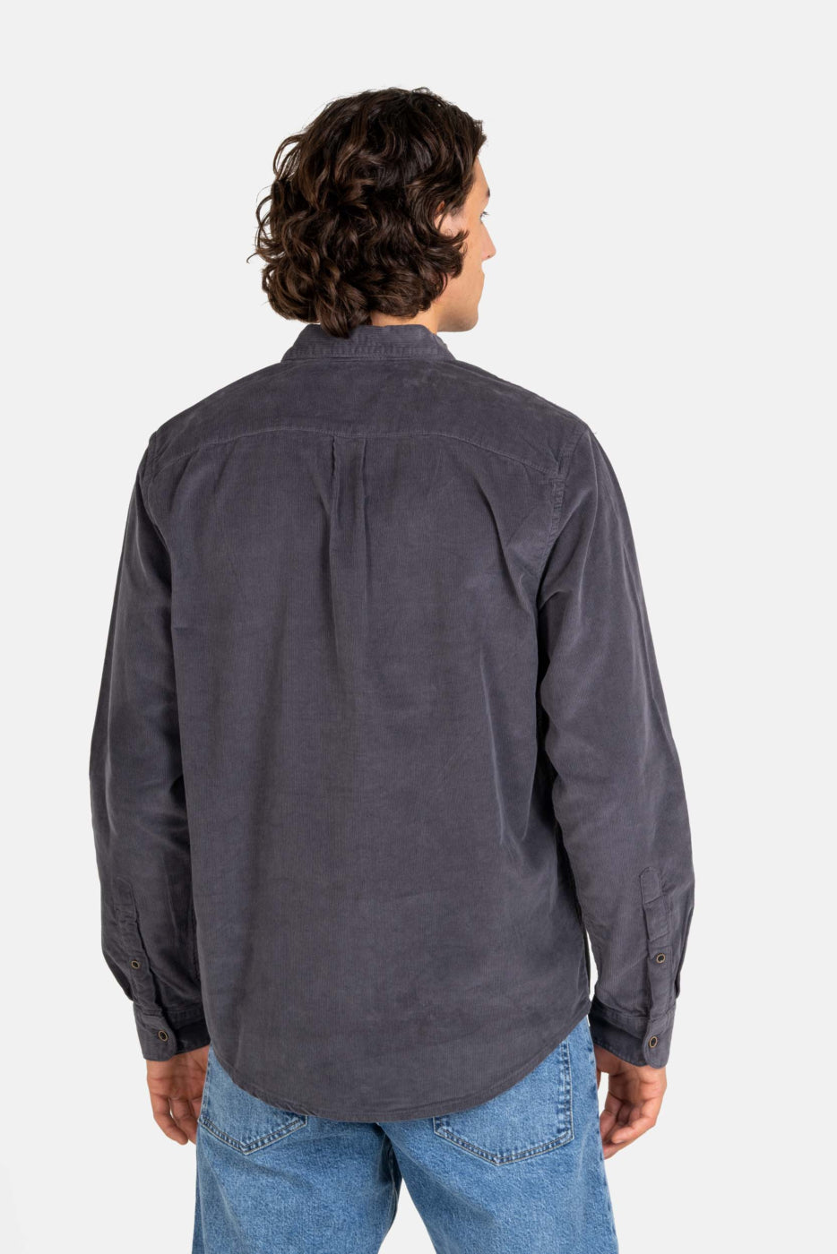 Strike Shirt - Dark Grey Corduroy - Reell Pakistan