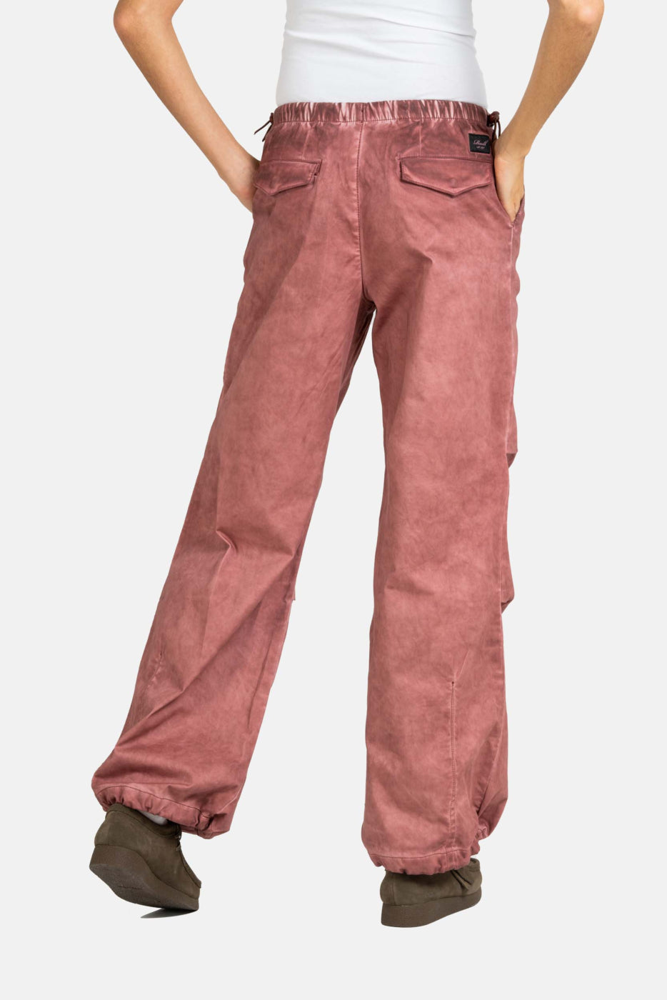 Women Parachute Pant - Bark Brown Cold Dye - Reell Pakistan