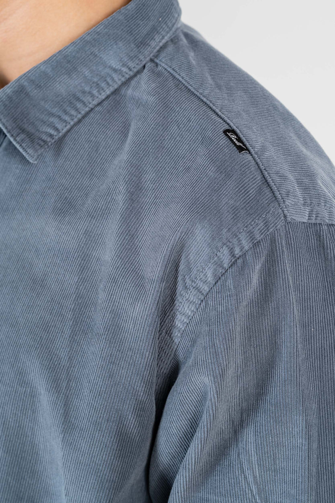 Strike Shirt - Grey Blue Corduroy - Reell Pakistan