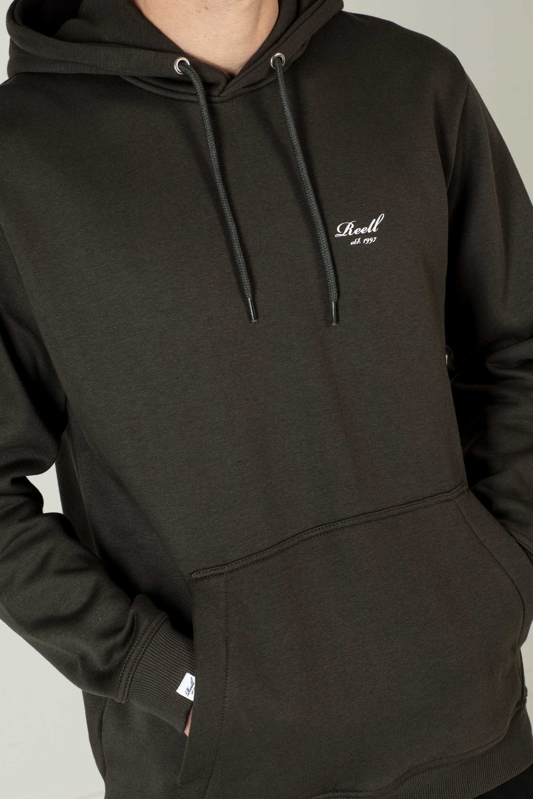 Regular Logo Hoodie - Resin Green - Reell Pakistan