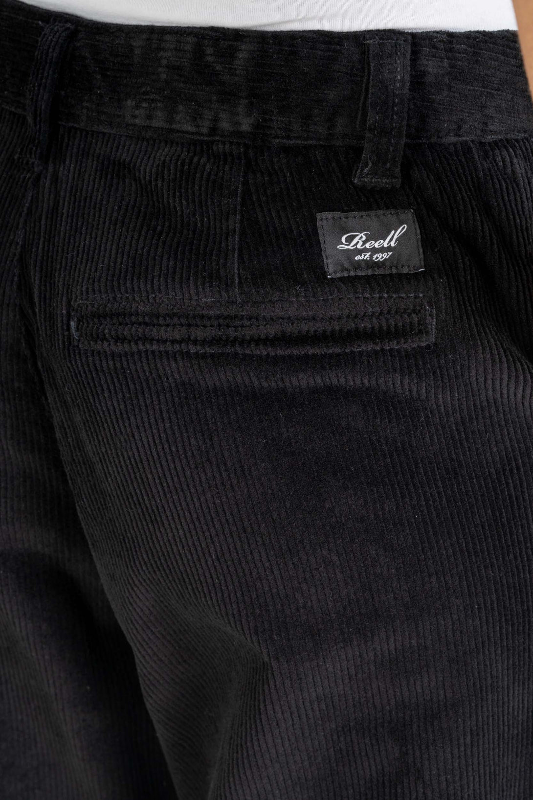 Women Kim Pant - Black Corduroy - Reell Pakistan