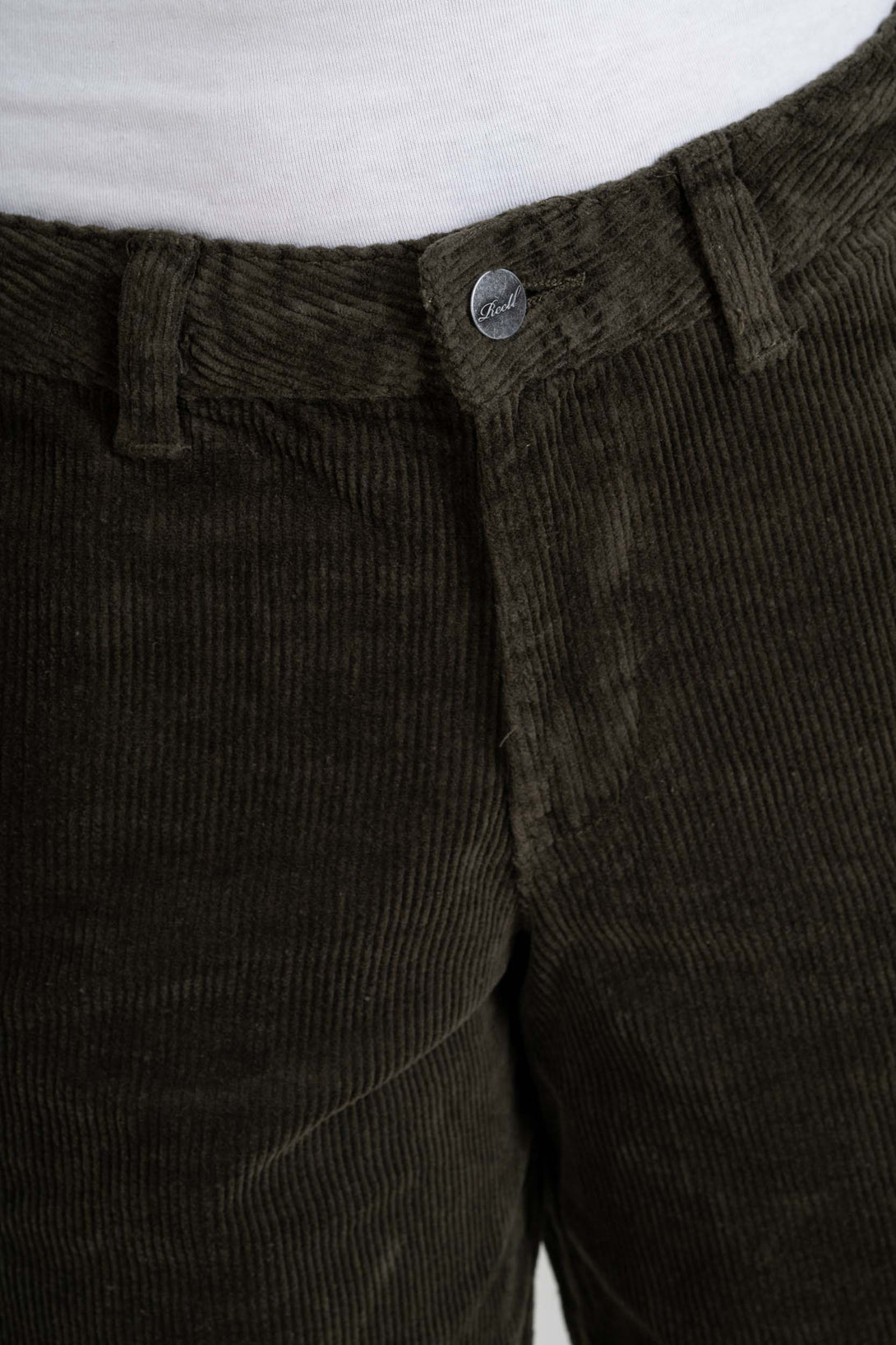 Women Kim Pant - Dark Green Corduroy - Reell Pakistan