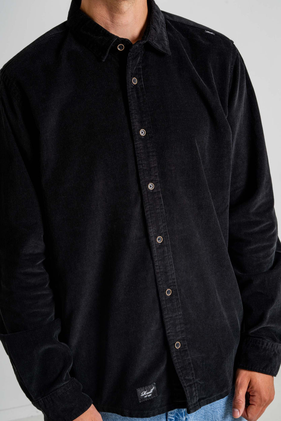 Strike Shirt - Black Corduroy - Reell Pakistan