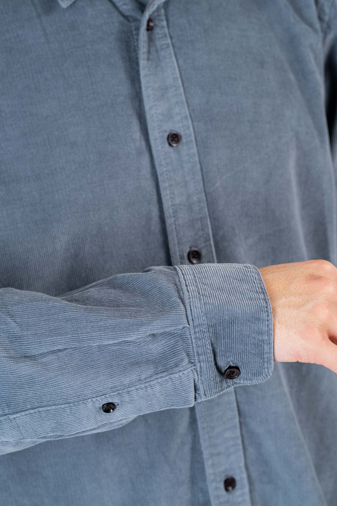 Strike Shirt - Grey Blue Corduroy - Reell Pakistan