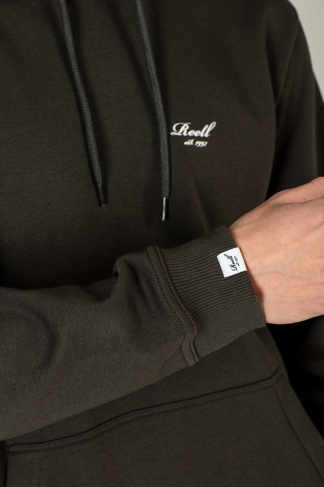 Regular Logo Hoodie - Resin Green - Reell Pakistan