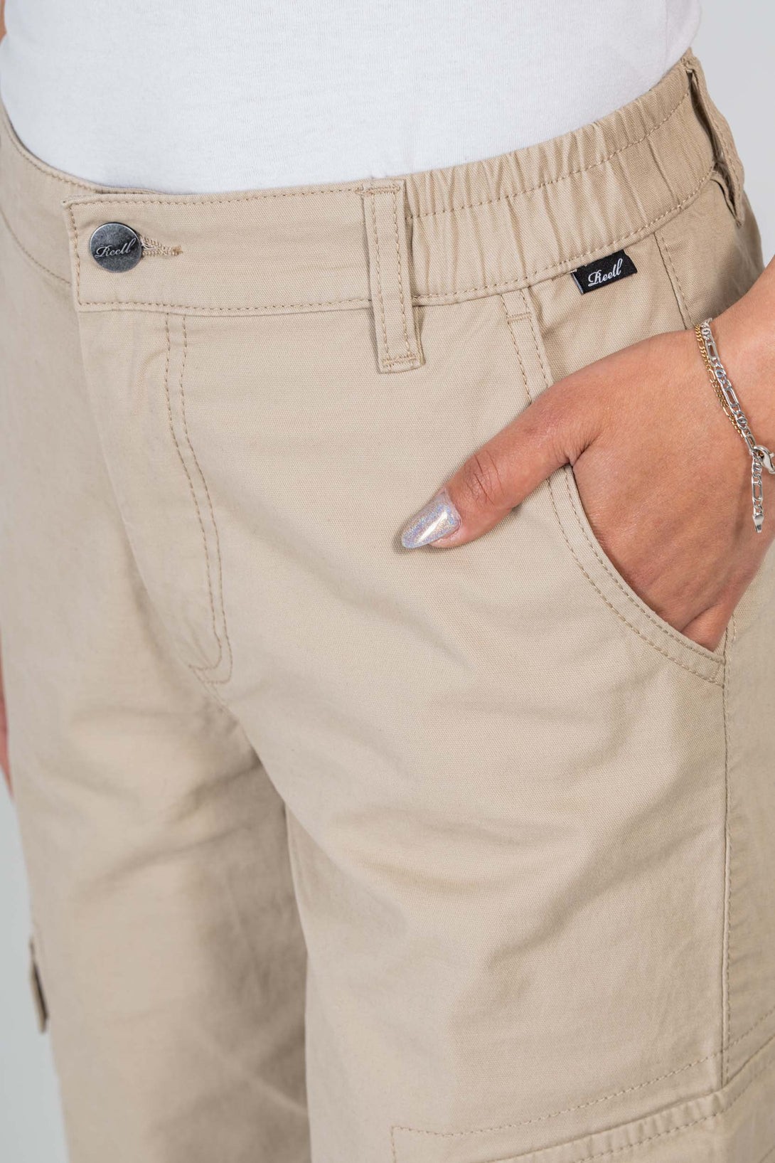 Women Marusha Cargo - Beige Canvas - Reell Pakistan