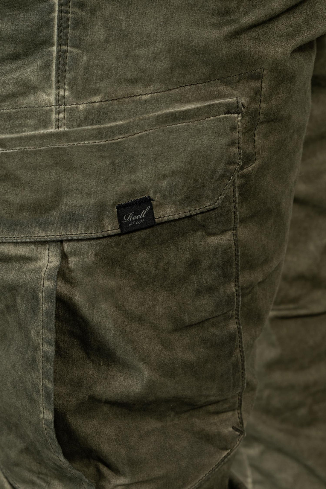 Reflex Rib Cargo - Olive Cold Dye - Reell Pakistan