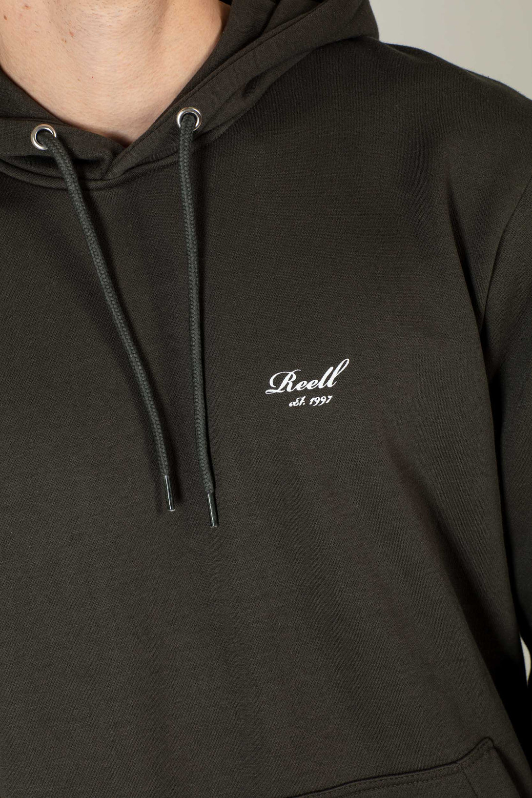 Regular Logo Hoodie - Resin Green - Reell Pakistan