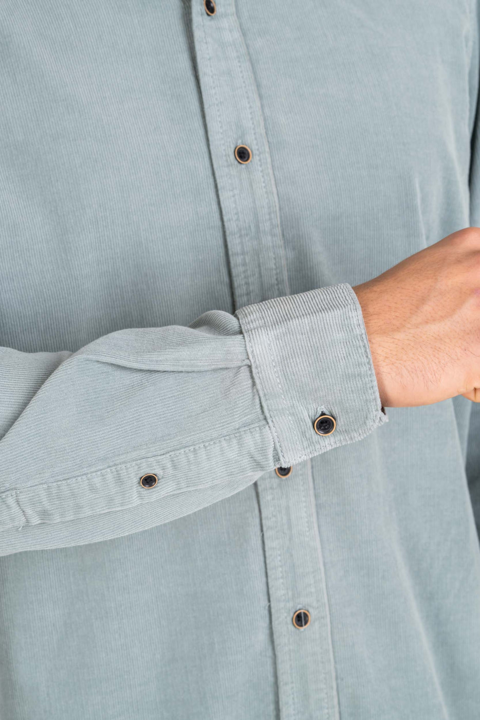 Strike Shirt - Mint Green Corduroy - Reell Pakistan