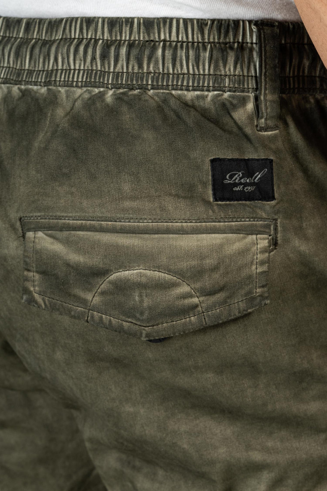 Reflex Rib Cargo - Olive Cold Dye - Reell Pakistan