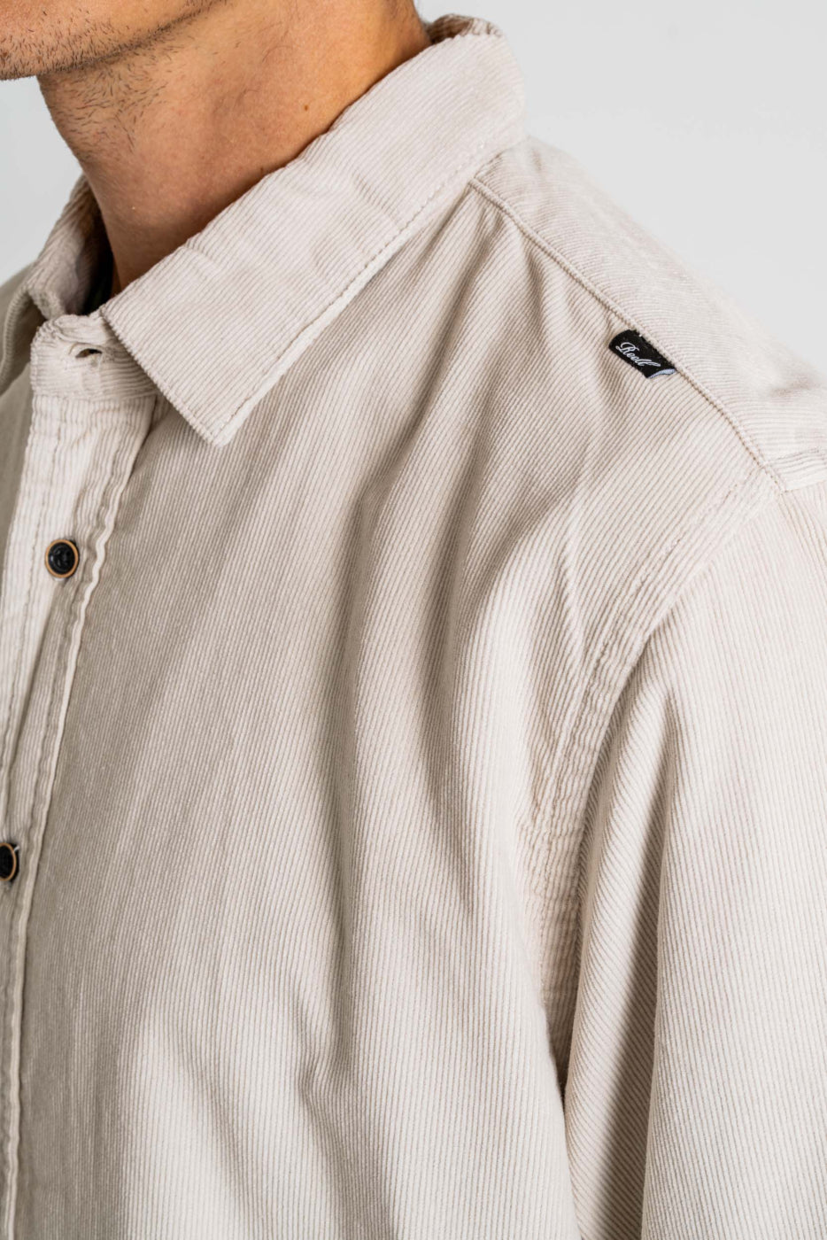 Strike Shirt - Oatmeal Corduroy - Reell Pakistan