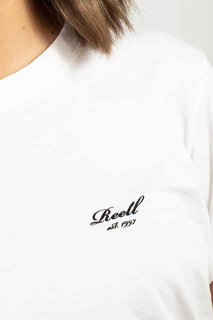Women Logo T Shirt - Snow white - Reell Pakistan