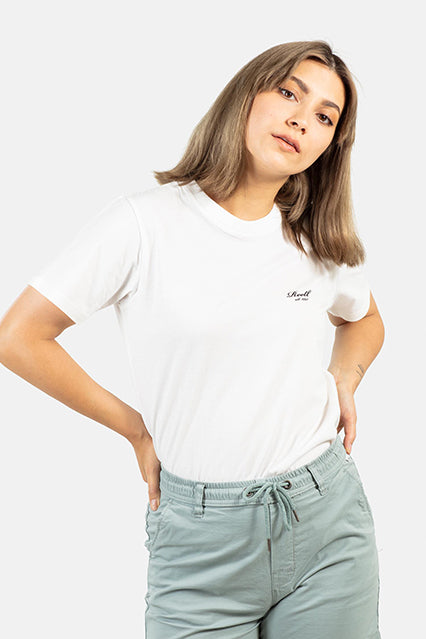 Women Logo T Shirt - Snow white - Reell Pakistan