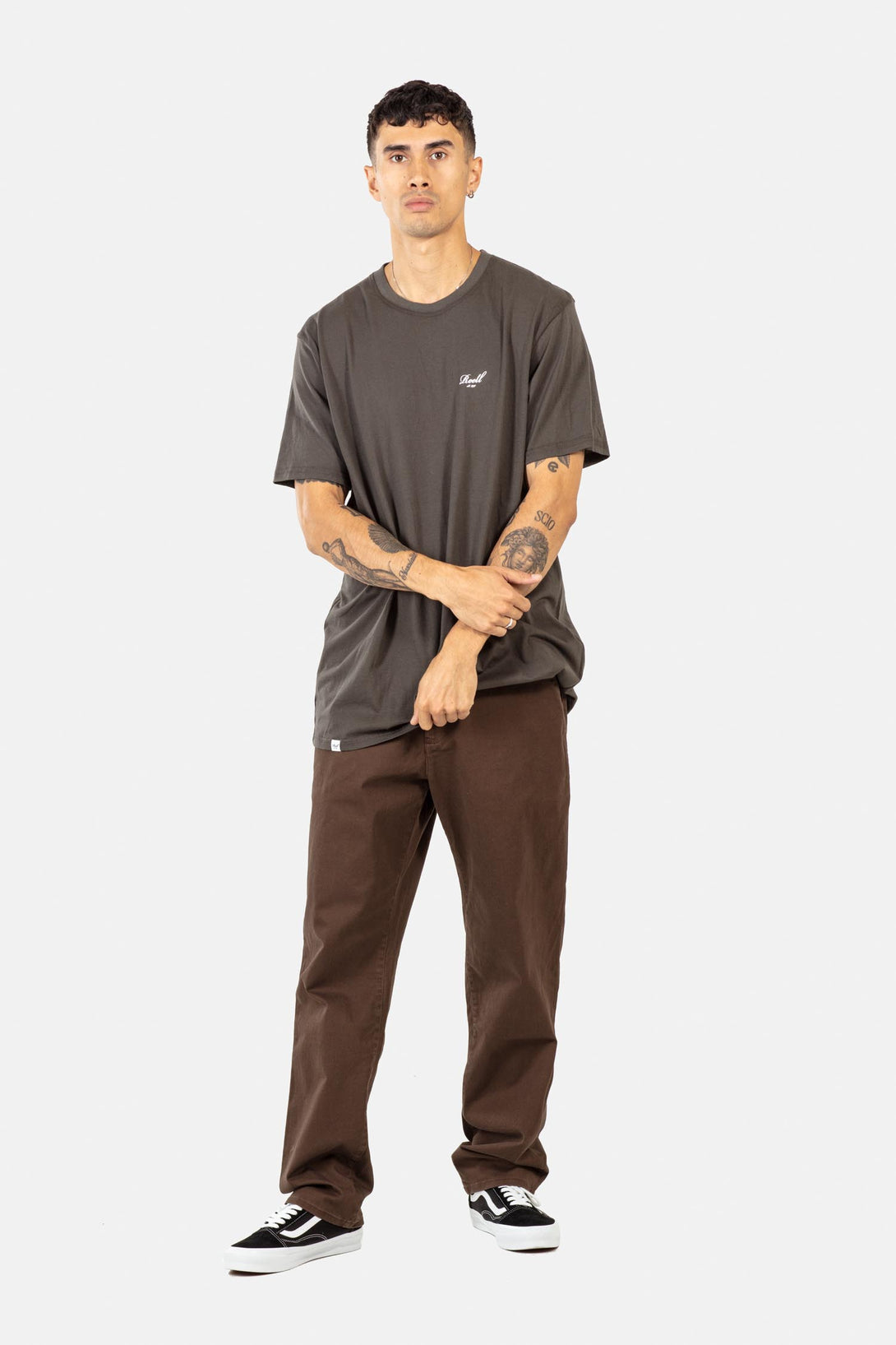 Regular Flex Chino - Dark Brown - Reell Pakistan