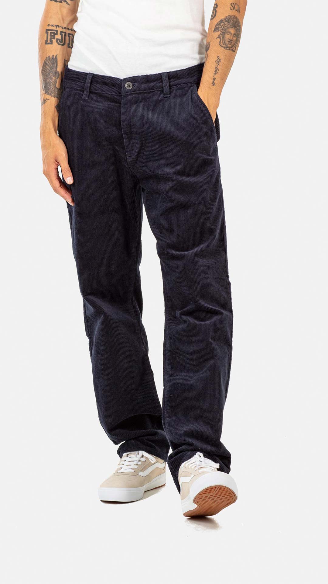 Regular Flex Chino - Navy Corduroy - Reell Pakistan
