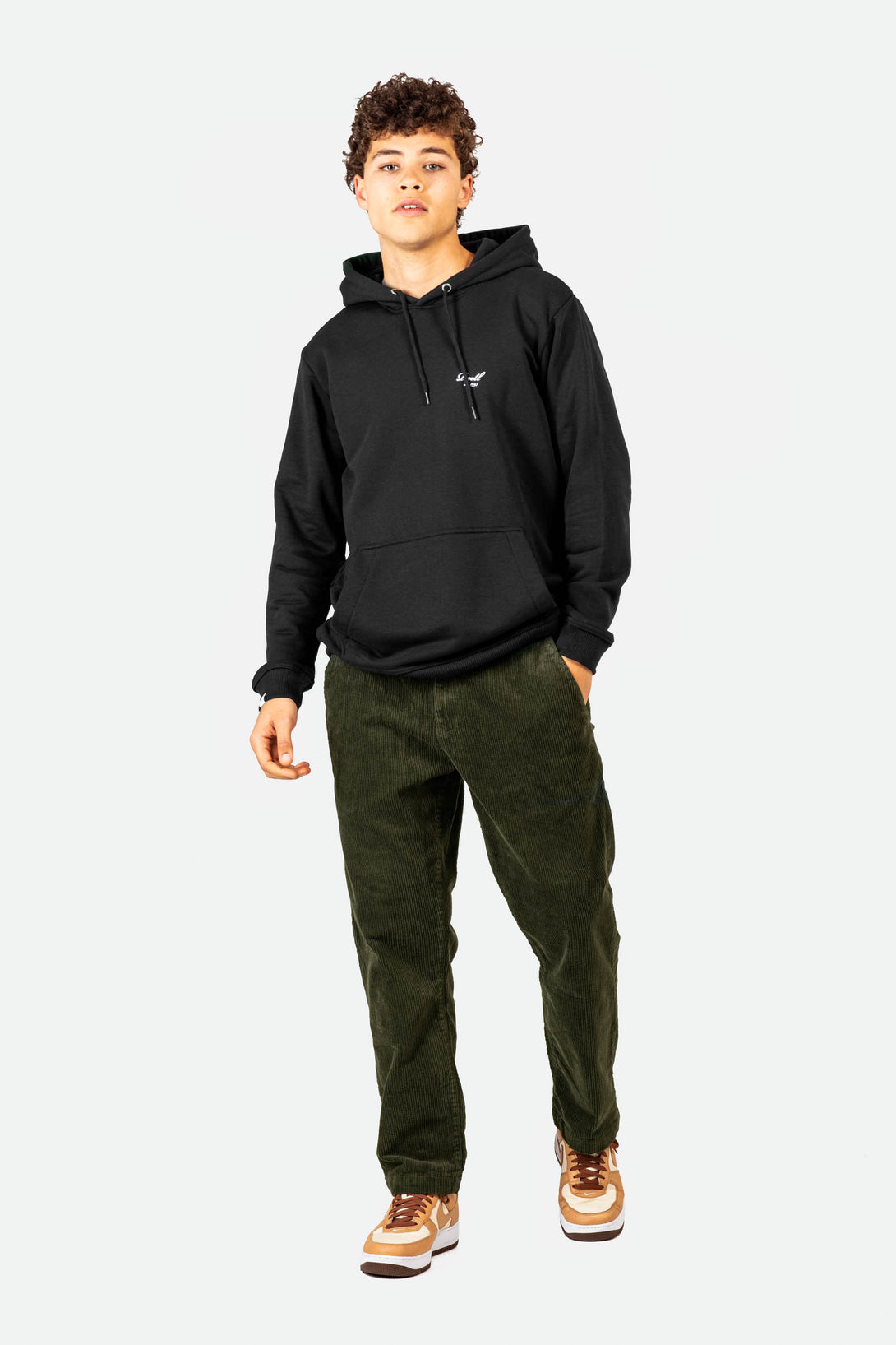 Reflex Loose Chino Corduroy - Dark Green - Reell Pakistan