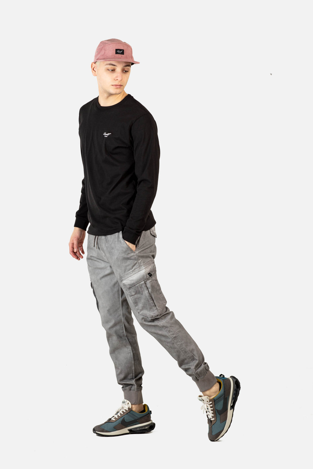 Reflex Rib Cargo - Grey Cold Dye - Reell Pakistan