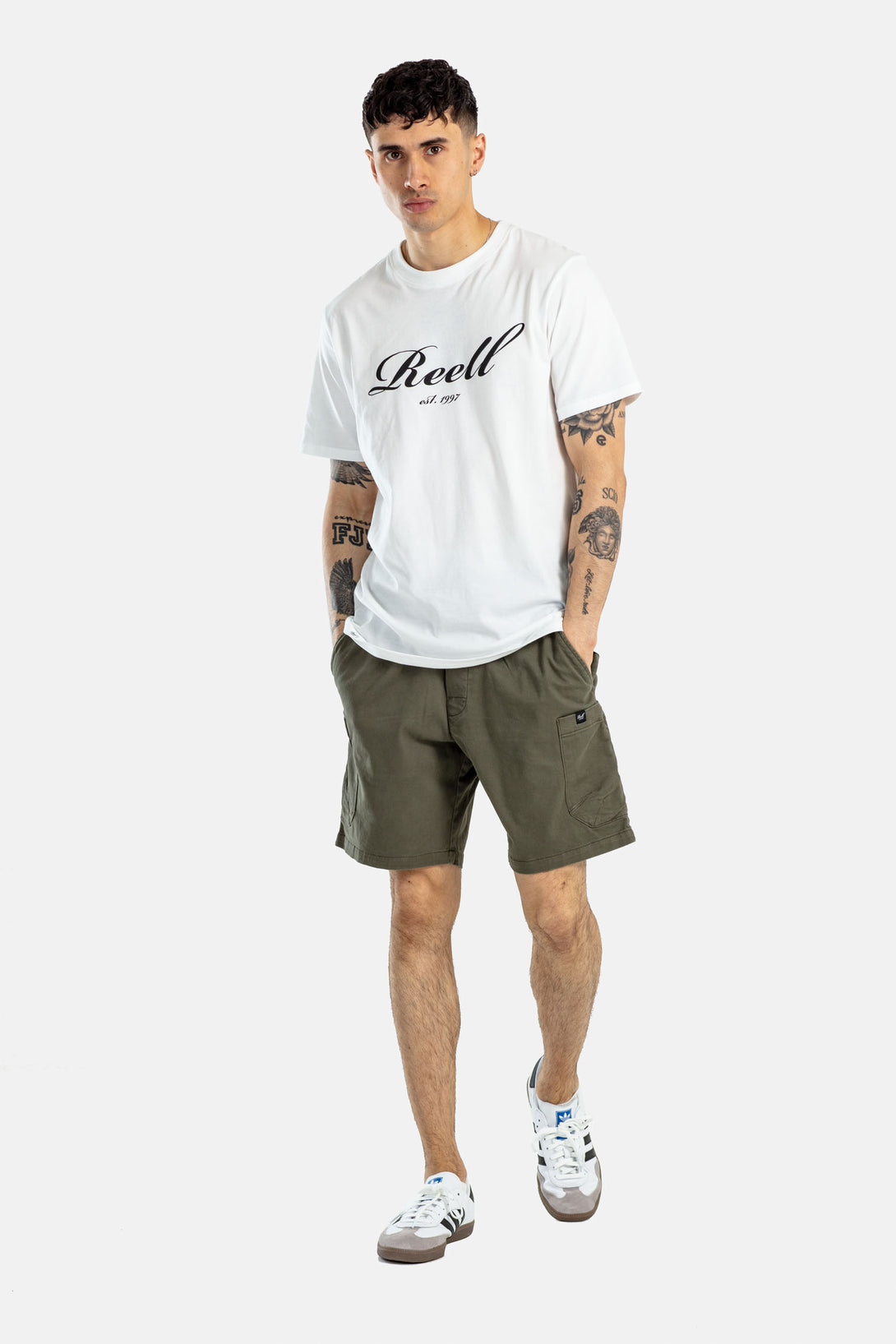 Reflex Easy Cargo Short - Olive - Reell Pakistan