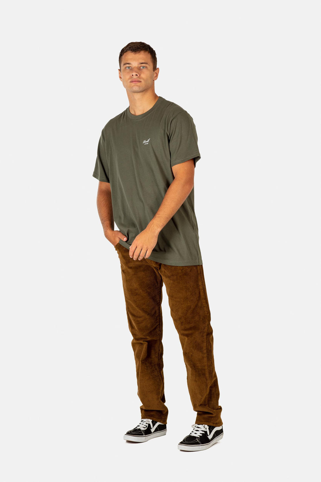 Staple Logo T-Shirt - Beetle Green - Reell Pakistan