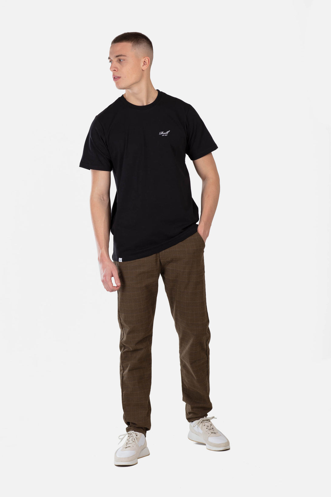 Staple Logo T-Shirt - Deep Black - Reell Pakistan