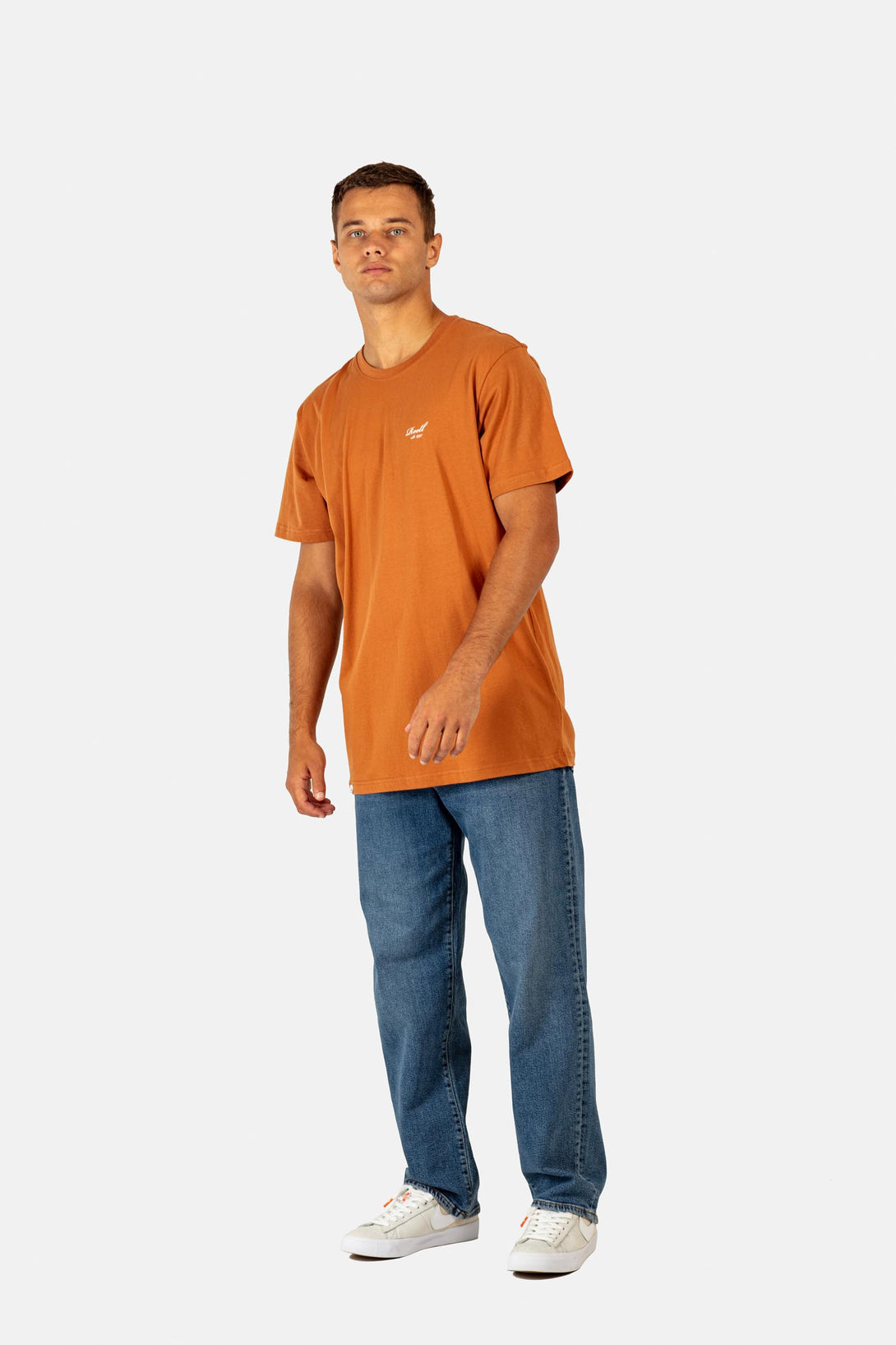 Staple Logo T-Shirt - Hazy Orange - Reell Pakistan