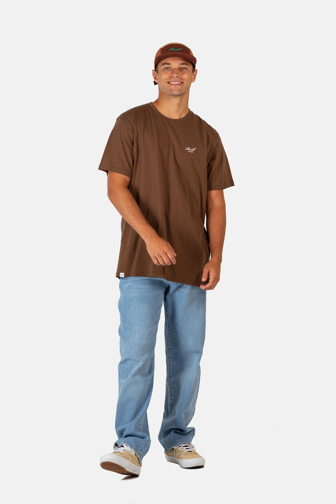 Staple Logo T-Shirt - Soil Brown - Reell Pakistan