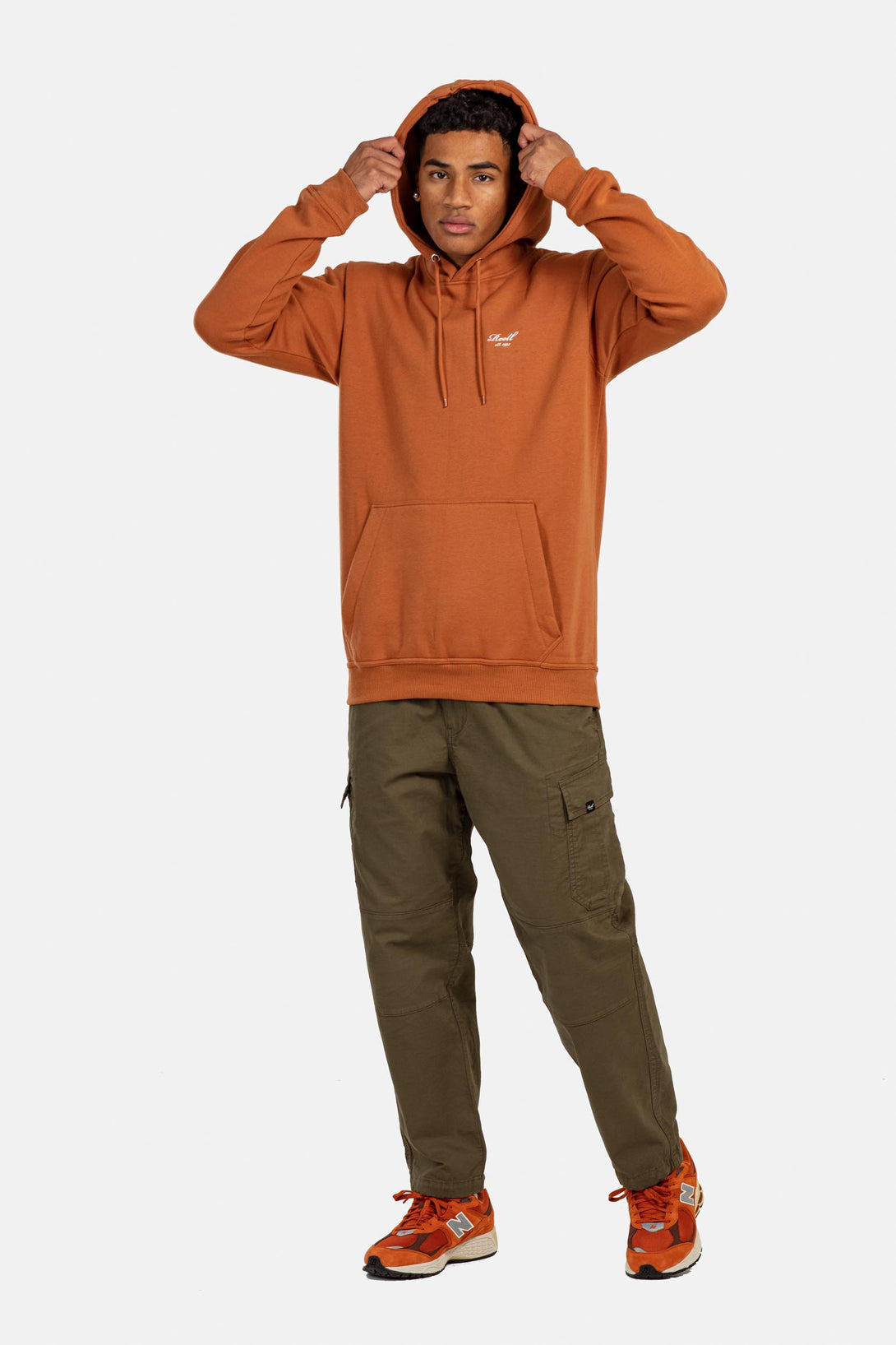 Staple Logo Hoodie - Hazy Orange - Reell Pakistan