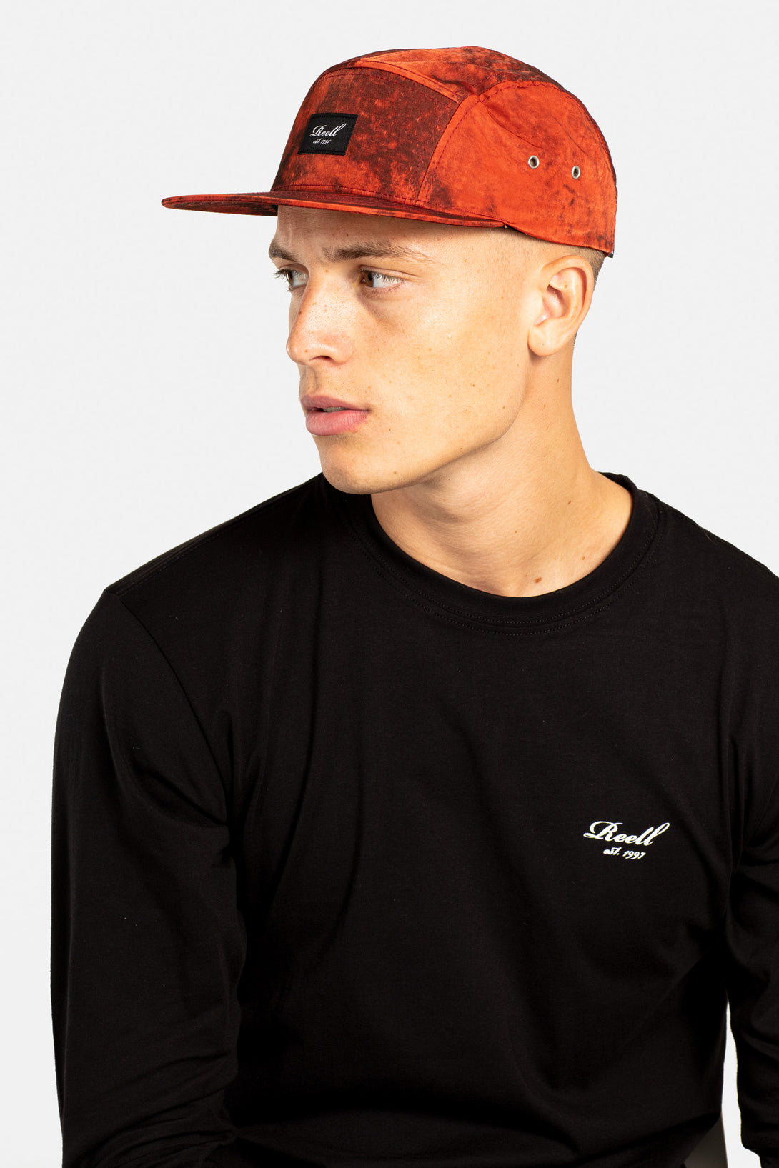 5 Panel Cap - Orange Tie - Reell Pakistan