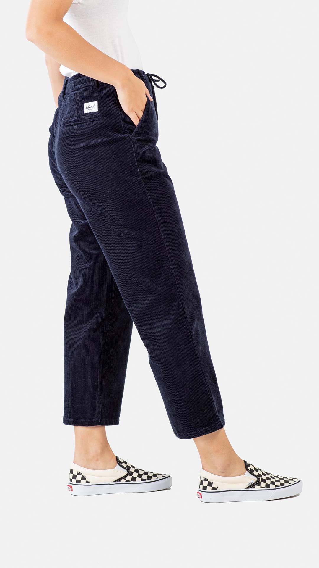 Reflex Women Loose Chino Corduroy - Navy - Reell Pakistan