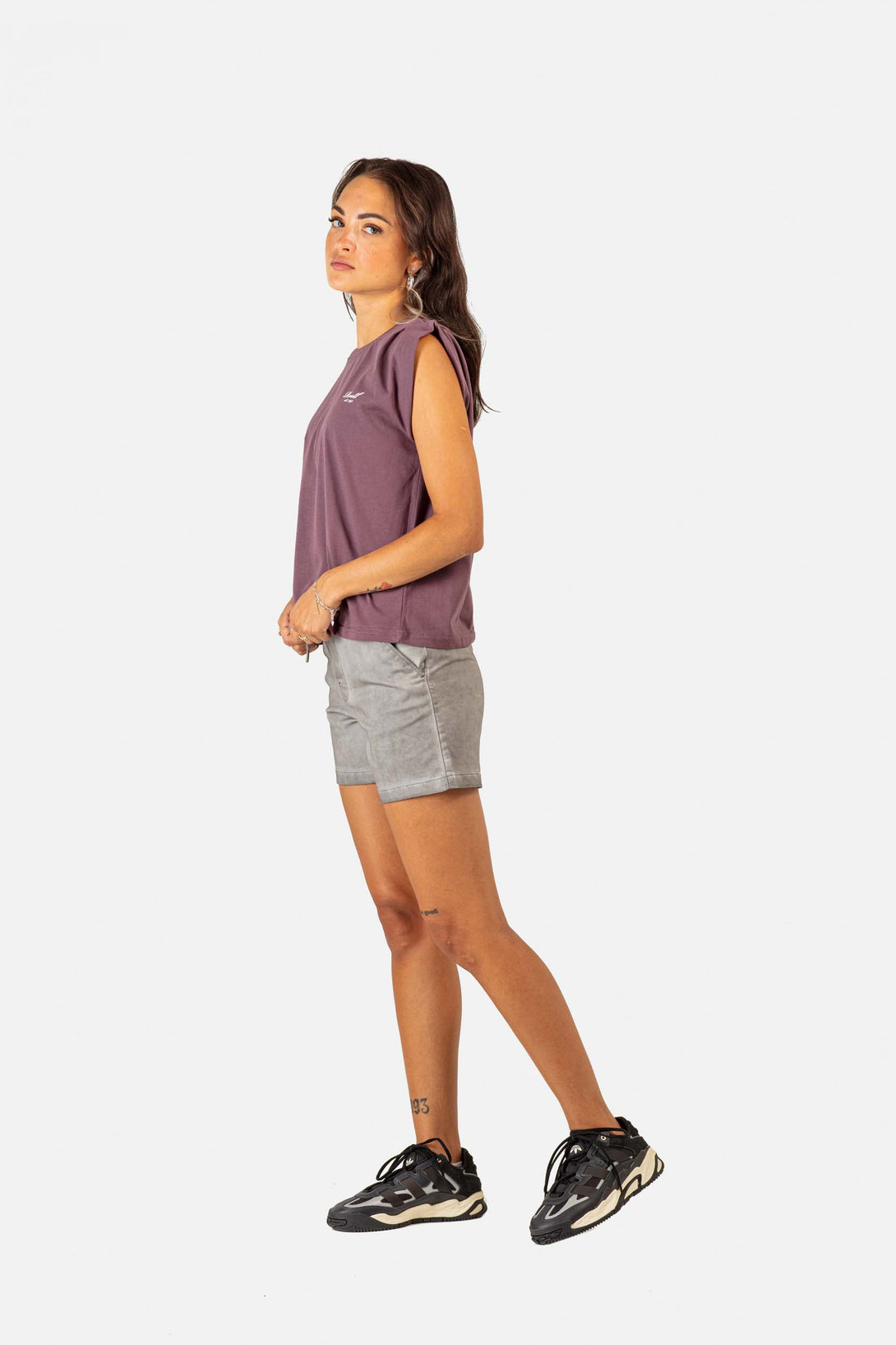 Reflex women easy shorts - Grey Cold Dye - Reell Pakistan