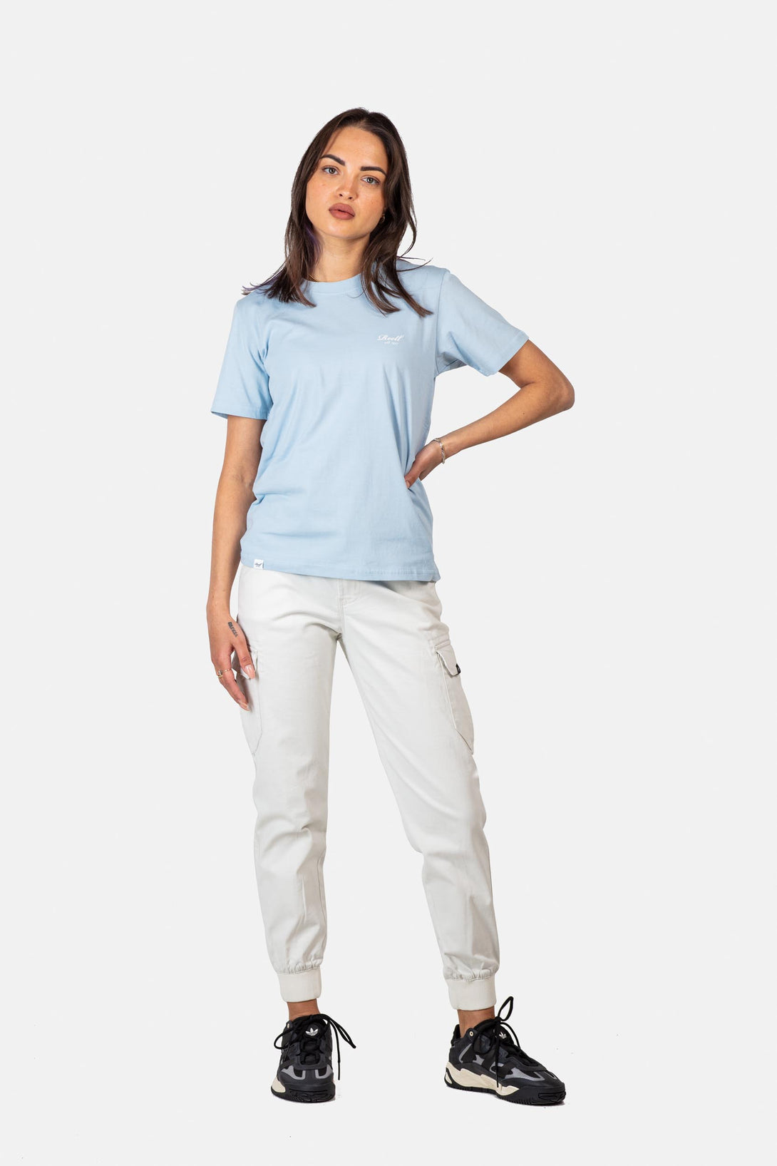 Women Staple T-Shirt - Air Blue - Reell Pakistan