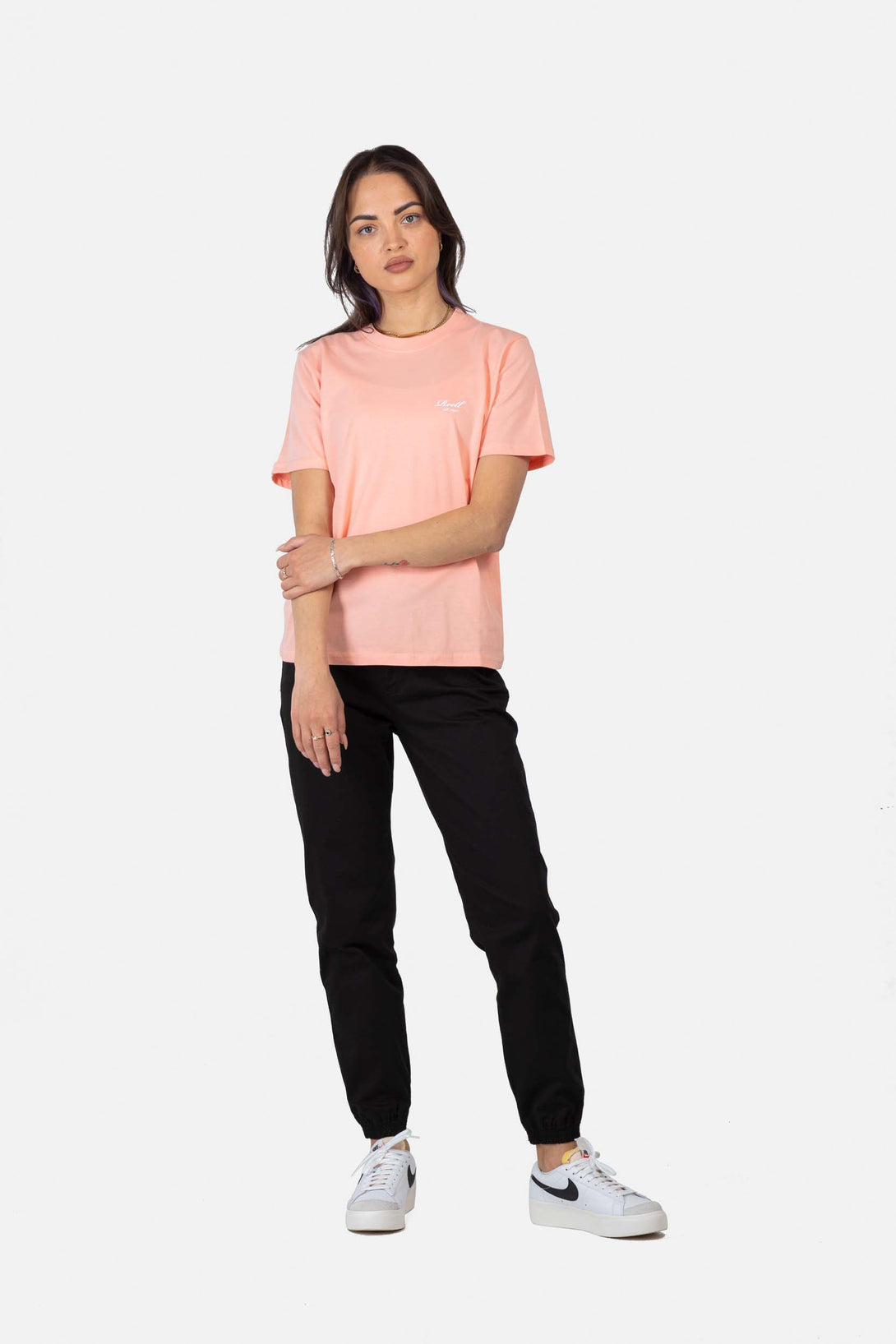 Women Staple T-Shirt - Coral - Reell Pakistan