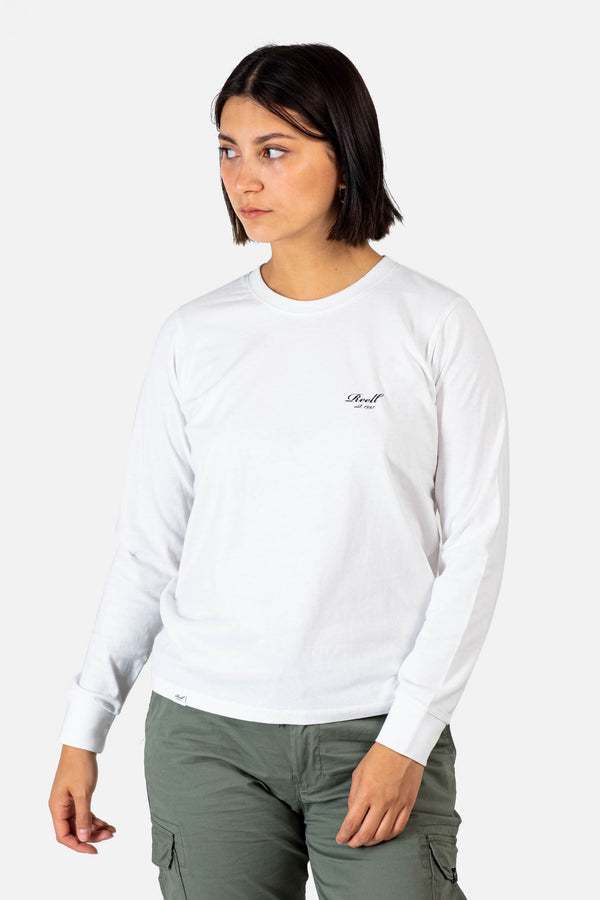 Women Logo Long Sleeves- Snow White - Reell Pakistan
