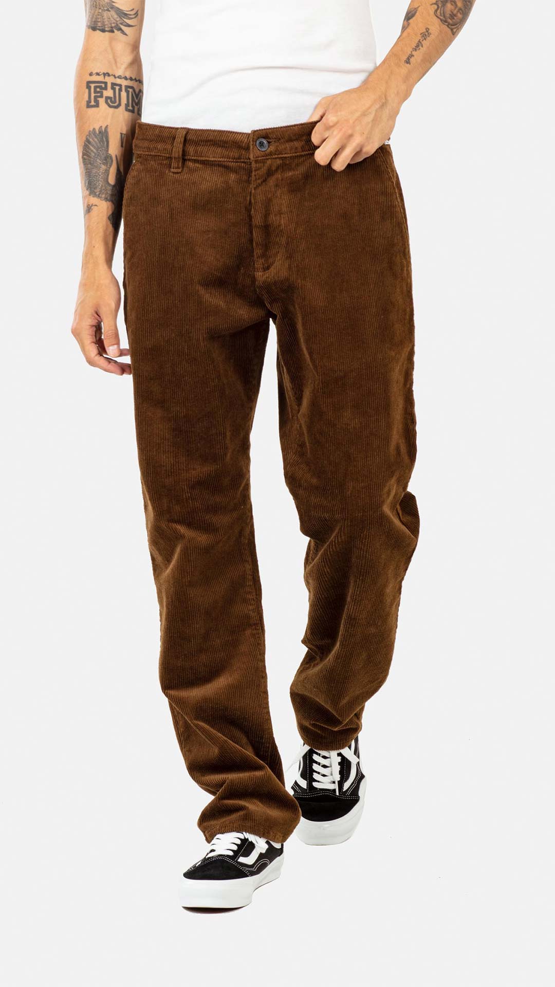 Regular Flex Chino - Brown Corduroy - Reell Pakistan