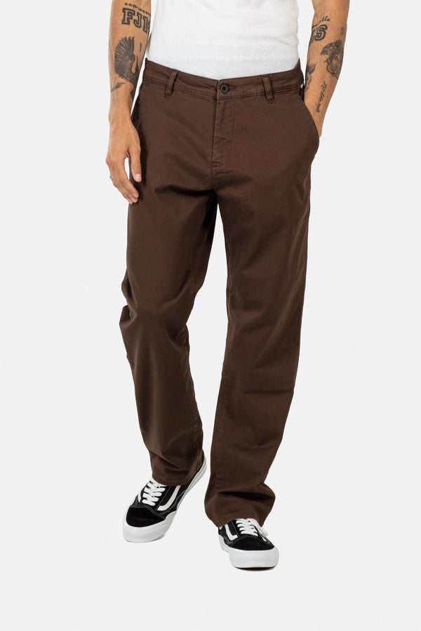 Regular Flex Chino - Dark Brown - Reell Pakistan