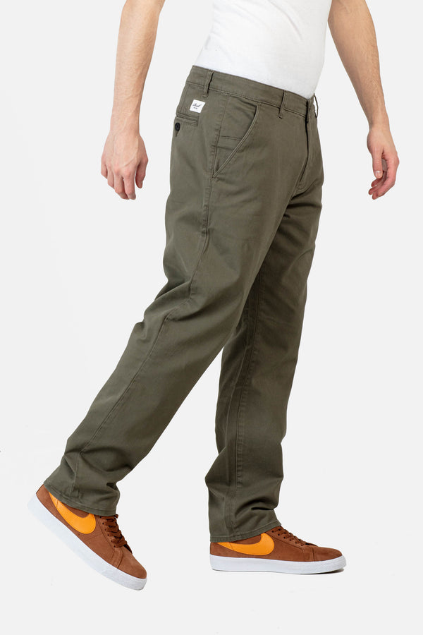 Regular Flex Chino - Olive - Reell Pakistan