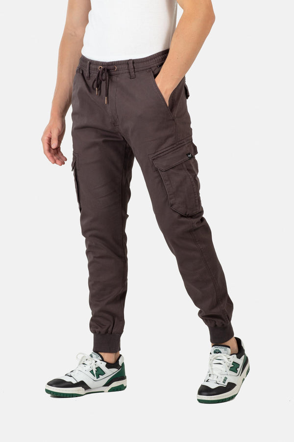 Reflex Rib Cargo - Reddish Brown - Reell Pakistan