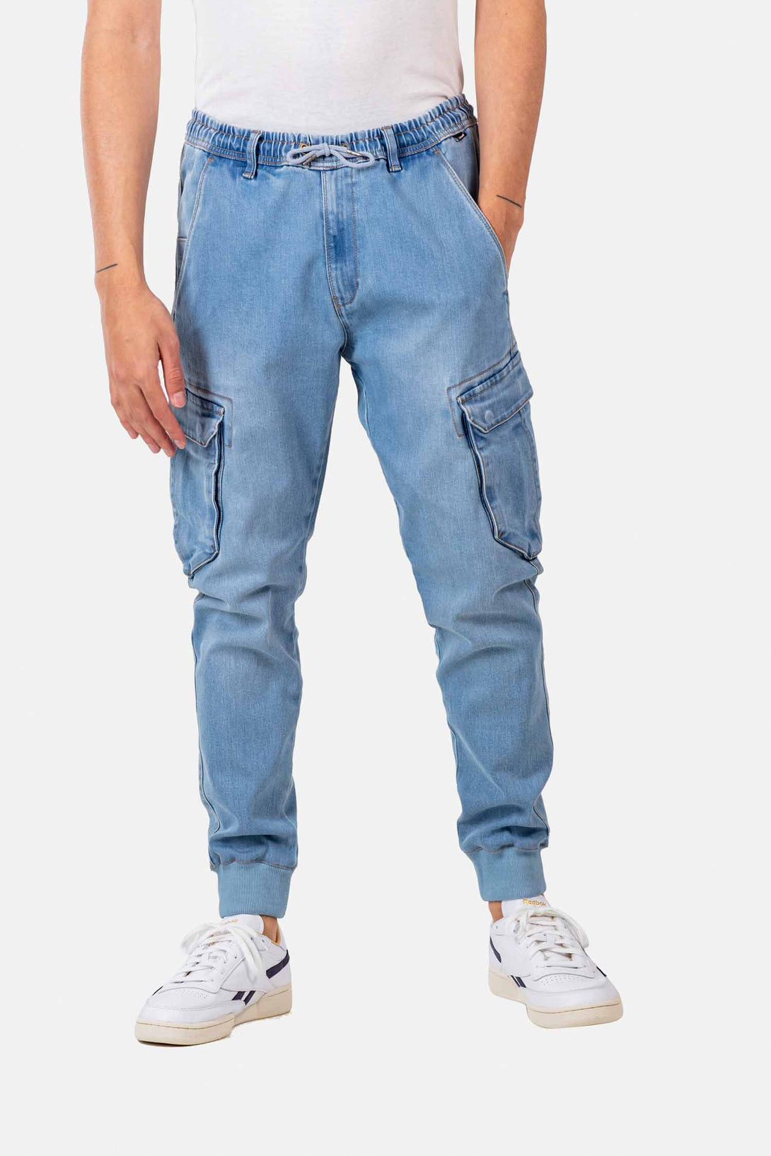 Reflex Rib Cargo - Light Blue Grey Wash - Reell Pakistan