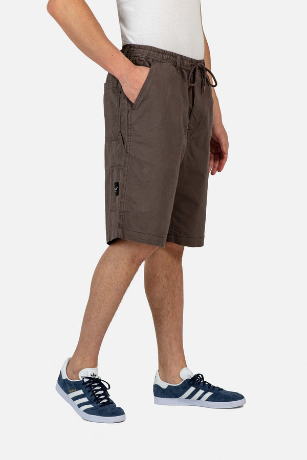 Reflex Hustler Short - Dark Grey Brown Canvas - Reell Pakistan